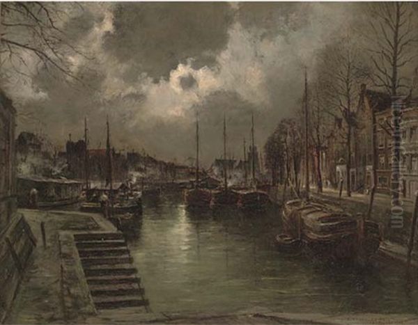 Dordrecht By Moonlight - view 1