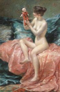 A Young Nude With A Doll