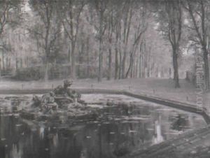 La Fontaine De Bacchus by Pierre (Desire Eugene) Franc Lamy