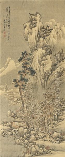 Conversing On Ancient Matters In Snowy Mountains - view 1