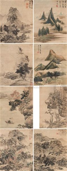 Landscape (imitation Of Previous Masters) (8 Works) - view 1