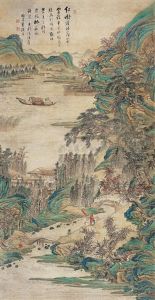 Travel Through The Mountains In Autumn by Lan Ying