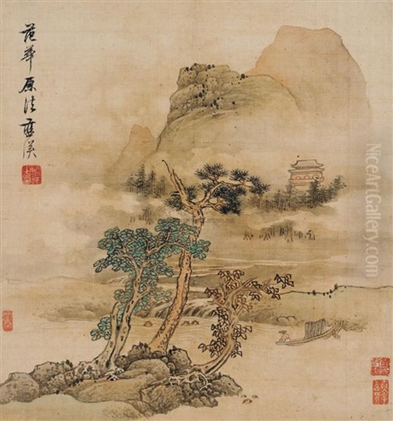 Landscape In Fankuan's Style - view 1