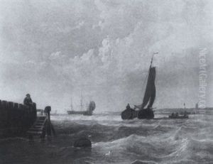 Shipping Off Dover by Richard Hume Lancaster