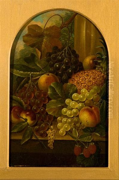 Still Life Of Fruit On A Ledge - view 1