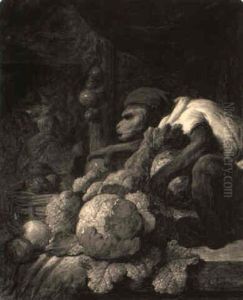 The Red Cap Monkey by George Lance