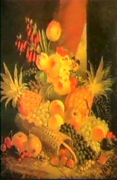 Still Life Of Fruit And Flowers - view 1