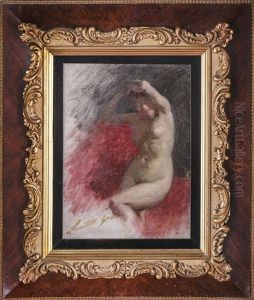 Female Nude by Egisto Lancerotto