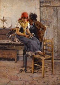 The Young Lovers by Egisto Lancerotto