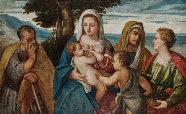 Madonna And Child With Saints John The Baptist, Joseph, Anne And Elizabeth - view 1