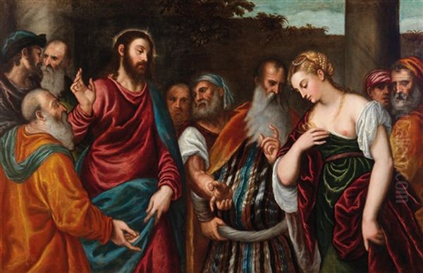 Christ And The Adulteress - view 1