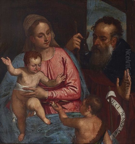 The Holy Family With St. John The Baptist - view 1