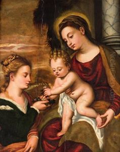 Madonna Con Bambino E Santa Dorotea Madonna Con Bambino E Santa Dorotea