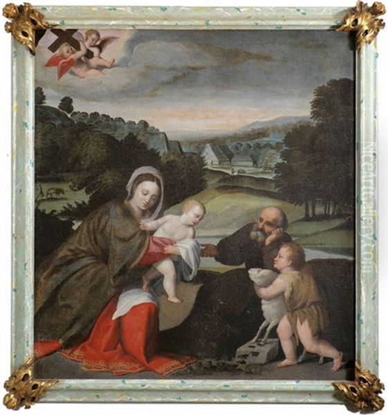 Heilige Familie Mit Dem Johannesknaben - view 1