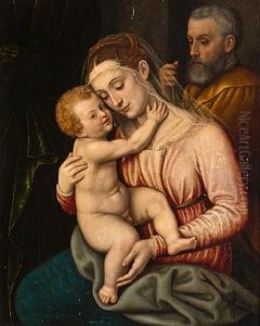 The Madonna And Child by Polidoro De Renzi