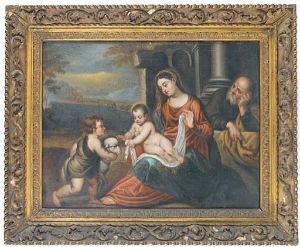 The Holy Family With The Infant Saint John The Baptist