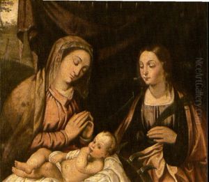Madonna Mit Kind Und Die Heilige Katharina Madonna Mit Kind Und Die Heilige Katharina