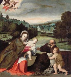 La Sacra Famiglia Con Il San Giovannino La Sacra Famiglia Con Il San Giovannino