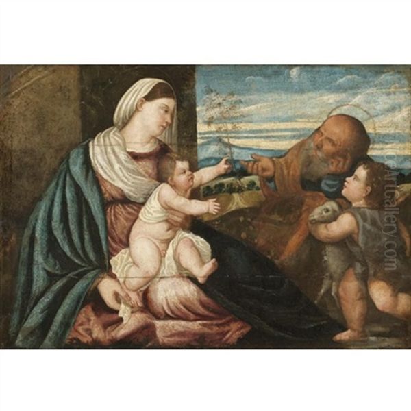 The Holy Family With The Infant Saint John The Baptist - view 1