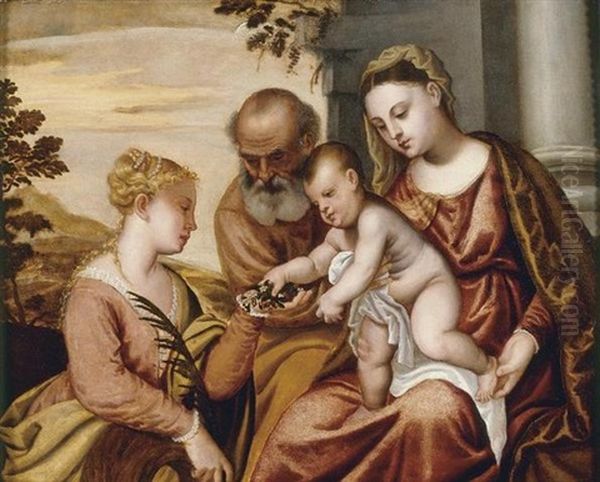 Holy Family With Saint Catherine - view 1