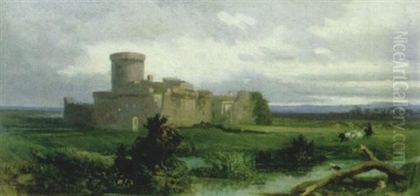 Kastell In Der Campagna Romana - view 1