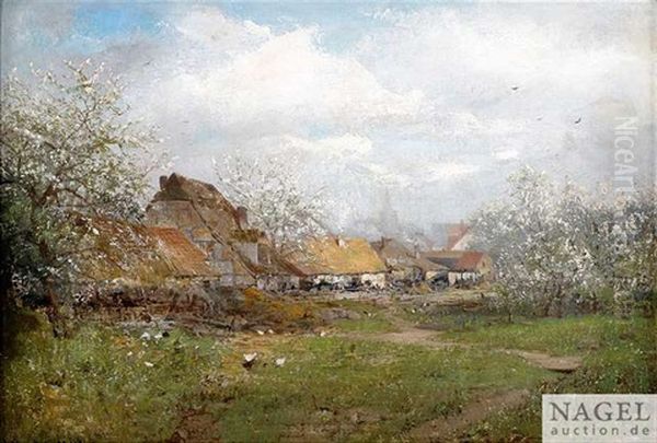 Sommerlandschaft Am Rande Eines Gehofts - view 1