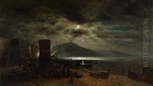 Uberfall Im Mondschein by Ludwig Lanckow