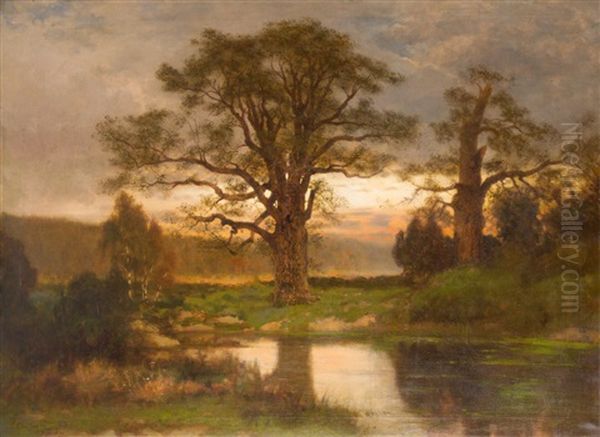 Abendlandschaft Bei Hamburg - view 1