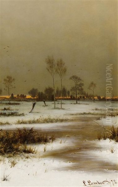 Abendliche Winterlandschaft - view 1