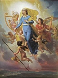 Sainte Genevieve Survolant Paris