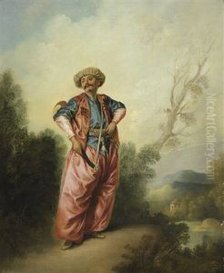 Le Turc Amoureux by Nicolas Lancret