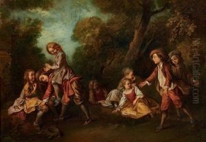 Jeux D'enfants by Nicolas Lancret