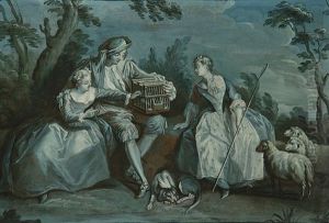 Schaferszene by Nicolas Lancret