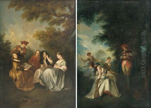 Que Le Coeur D'un Amant Est Sujet A Changer (+ Concert Dans Un Sous-bois; Pair) by Nicolas Lancret