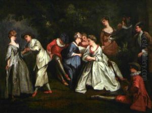 L'occasion Fortunee by Nicolas Lancret