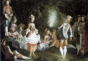 Le Jeu De Cache-cache-mitoulas by Nicolas Lancret