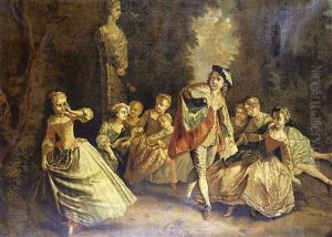 Le Jeu De Cache-cache-mitoulas by Nicolas Lancret