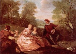 A Concert Champetre by Nicolas Lancret