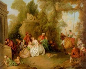 Fetes Galantes by Nicolas Lancret