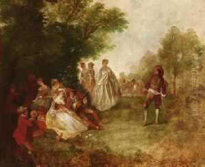 Tanz Im Park by Nicolas Lancret