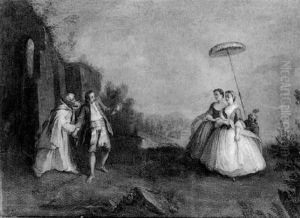 Les Oies Du Frere Philippe (les Contes De La Fontaine, Livre Iii, Conte Iii) by Nicolas Lancret