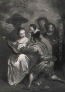 Une Fete Champetre by Nicolas Lancret