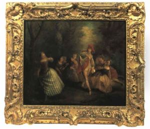 Une Fete Champetre by Nicolas Lancret