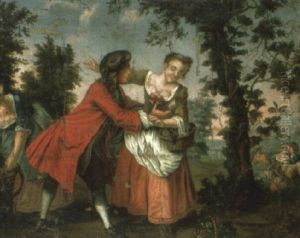 Rustic Courtship by Nicolas Lancret