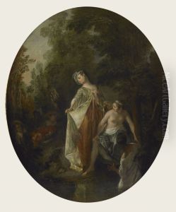 Les Baigneuses by Nicolas Lancret