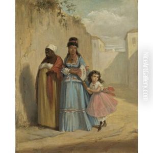 Tipos Populares - La Institutriz by Victor Patricio Landaluze