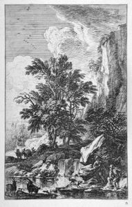 Felsige Gebirgsgegenden Mit Motiven. by Joachim-Franz Beich
