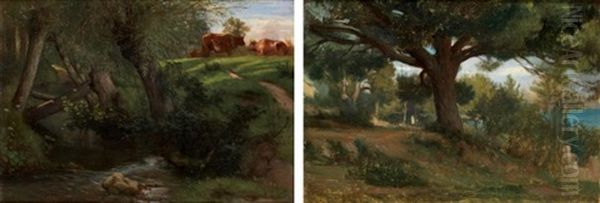 Paysages (pair) - view 1