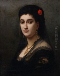 Portrait De Jeune Femme Orientale