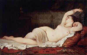Odalisque Au Collier De Perles